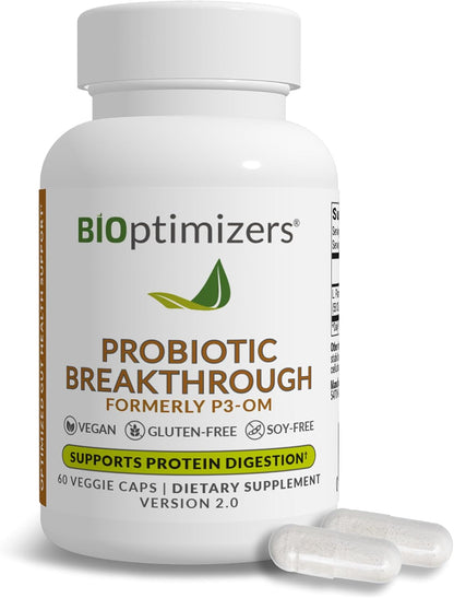 BIOptimizers Probiotic Breakthrough, Gut & Digestive Support, 60 Capsules BIOptimizers®