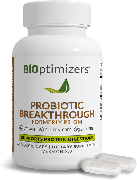 BIOptimizers Probiotic Breakthrough, Gut & Digestive Support, 60 Capsules BIOptimizers®