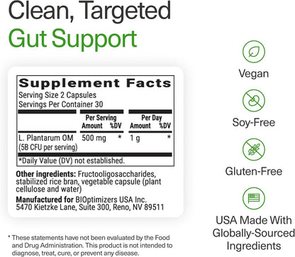 BIOptimizers Probiotic Breakthrough, Gut & Digestive Support, 60 Capsules BIOptimizers®